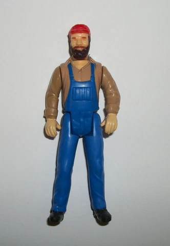 1980's Mego Dukes of Hazzard 3 3/4 Uncle Jesse Brown Beard Variant Action Figure Cover
