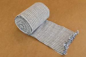 Homespuns Vintage Textile Homespun Fabric Antique Cotton Weave Early 20th - Picture 1 of 9