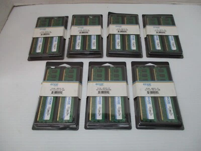 7 Packages (2 x 4GB) EDGE MEMORY  PC25300 DDR2 240P DIMM   K1240-209124-PE - Image 1 of 4