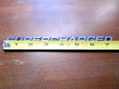 Supercharged Metal Emblem - Image 1 of 4
