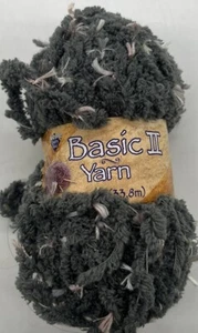 Basic 2 Yarn "Gray Sparkle" 1 Skeins #1781 - Picture 1 of 3