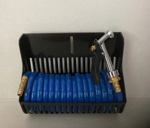 15 Ft. 3/8" Recoil Flexible Hose Sprayer Plastic Basket for Spray Port RV Boat - Picture 1 of 2