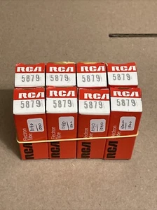 ONE RCA 5879 Vacuum Tube In Box / Tested / USA top O Getter / QTY - Picture 1 of 8