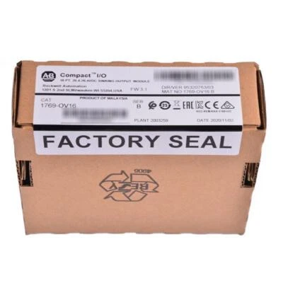 1769-OV16 New AB Original Sealed CompactLogix 16 Pt 24VDC Sink D/O Module - Image 1 of 4