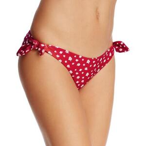 Minkpink Womens Red Floral Hipster Swim Bottom Separates Swimsuit XS  2925