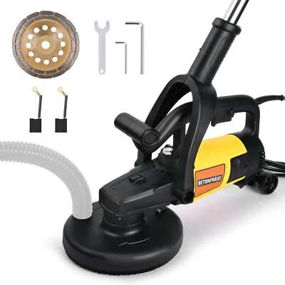 3800W Betonschleifer Betonfräse Schleiftopf 1800mm Winkelschleifer mit Handgriff - Bild 1 von 4