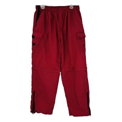 Pantalones Cortos Convertibles Vintage Starter Arkansas Razorbacks Piernas Cremallera Rojo Foto 1 de 4