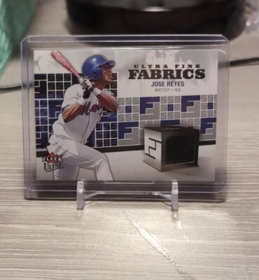 2006 Fleer Ultra Fine Fabrics Jose Reyes #FM-JR - Image 1 of 2