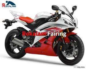 Kit de carrocería para Yamaha YZF-R6 2006 2007 YZF R6 06 07 blanco negro carenado de motocicleta - Imagen 1 de 1