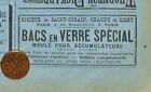 BACS EN VERRE " ST GOBAIN CHAUNY CIREY " PUBLICITE ADVERTISING 1897