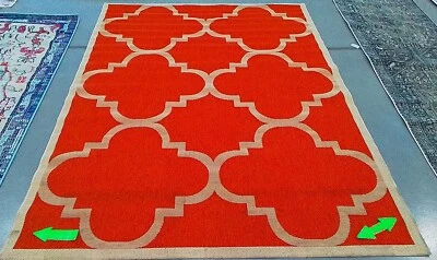 TERRACOTTA 5'-3" x 7'-7" Stained Rug, Reduced Price 1172767280 CY6243-241-5 - Image 1 of 4