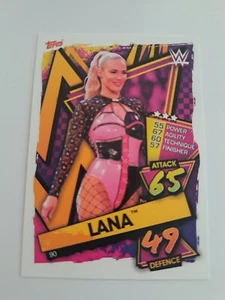 CARTA COLLEZIONABILE WWE LANA TOPPS SLAM ATTAX 2021 WRESTLING #90 - Foto 1 di 2