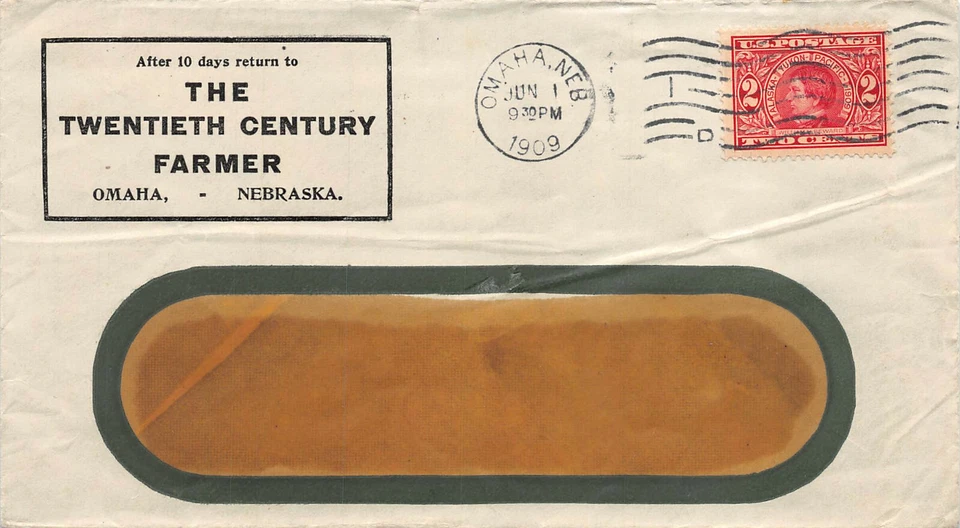  370 2c Alaska tied by June 1, 1909 Omaha, Neb. machine cancel [833012] - Image 1 of 1