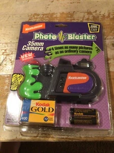RARE! New 1997 Nickelodeon Promo Photo Blaster Slime 35mm Film Camera N6800 mib - Picture 1 of 2