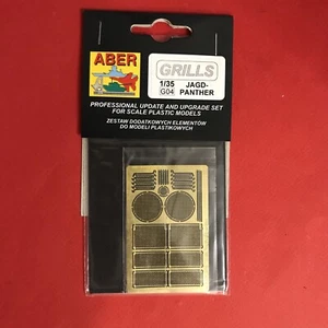 Aber GRILLS 35 G04, Rejillas para pistola autopropulsada alemana Jagdpanther, 1/35 - Imagen 1 de 3