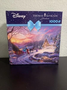 Thomas Kinkade 1000 Pc Jigsaw Puzzle Cinderella Bringing Home the Tree NIB - Picture 1 of 6