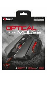 TRUST 21197 GXT148 ORNA ILLUMINATED 8 PROGRAMMABLE BUTTON 3200DPI GAMING MOUSE - Picture 1 of 6