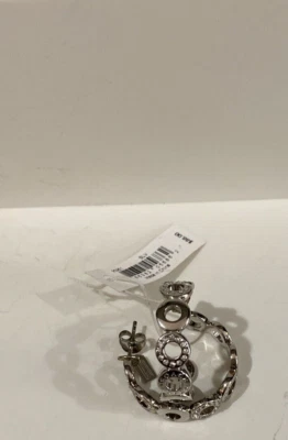 Pendientes aro plata círculos entrelazados marca COACH 1" NUEVOS CON ETIQUETAS Foto 1 de 4