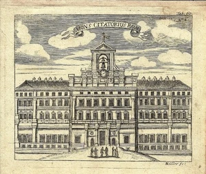 Antique engraving, Myller, Mons Citatorius Rom - Picture 1 of 1