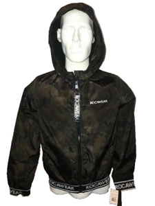 ROCA WEAR Hooded Spellout Casual jacket Mens size M Medium NWT $109 MSRP NEW - Picture 1 of 6
