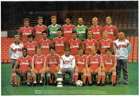 Liverpool POSTER for the 1989-90 football season, LIVERPOOL won the league Cover