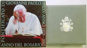 CITTÀ DEL VATICANO 5 EURO 2003 ANNO DEL ROSARIO PROOF - Picture 1 of 3