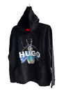 NWT HUGO BOSS BLACK DYBERBUG Graphic Cotton Hoodie/Sweatshirt Size XXL