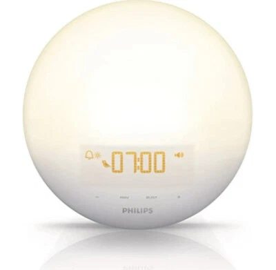 Philips Wake-Up Light Alarm Clock with Sunrise Simulation & Sunset Fading HF3510 - Image 1 of 4