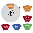 6 Options Office Door Sign Working Remotely Available Away Do Not Disturb Rot