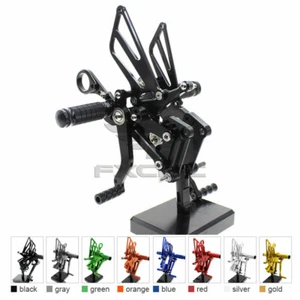 CNC Adjust Front Rearsets Footrest Foot Pegs For BMW S1000RR S1000RR/HP4 09-14 - Picture 1 of 20