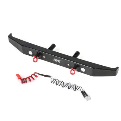KYX 1/6 Scale Axial SCX6 HD Metal Rear Bumper w/ Led Red Shackle  - Image 1 of 4