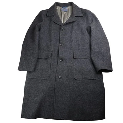 Vintage Pendleton %100 Wool Long Over Coat - Image 1 of 4