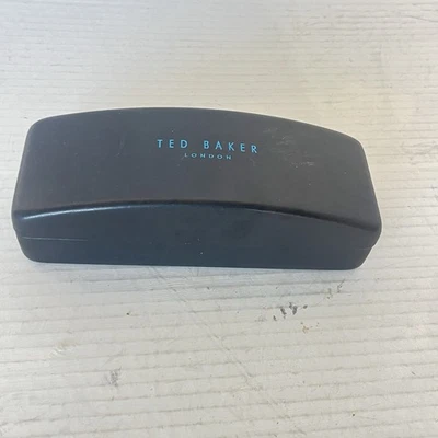 Ted Baker London Gafas Negro Verde azulado Carcasa Dura Gafas Estuche de Repuesto Solo Foto 1 de 4