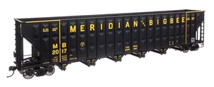 Tolva para astillas de madera Greenville Walthers Mainline HO 56352 Meridian & Bigbee M&B 73' - Imagen 1 de 3