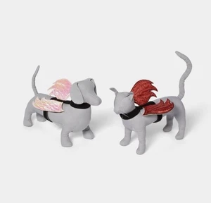 Costume da Angelo o Ali di Diavolo Reversibile Hyde & Eek Taglia L/XL Cane/Gatto NUOVO B - Foto 1 di 14