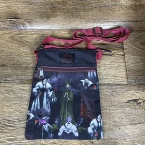 Loungefly Disney Villains Dark Passport Crossbody Bag - Picture 1 of 9
