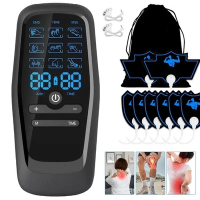 Rechargeable TENS Machine Muscle Stimulator for Pain Relief TENS Pulse Massager