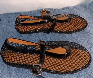 Kitulandy scarpe donna balletto a rete nere taglia 8 - Foto 1 di 7