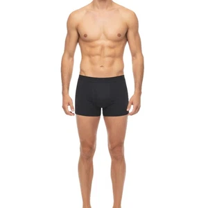 Black Men’s Boxer Briefs Plain Underwear with Elastic Waistband Pack of 3,6,12 - Picture 1 of 7