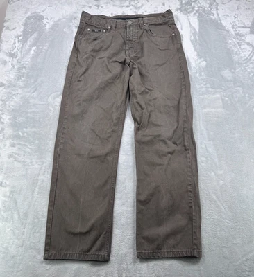 Hugo Boss Alabama Jeans Mens 34x32 (34x30) Olive Green Regular Straight Pants - Image 1 of 4
