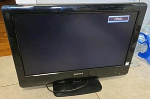 22" LCD HDTV Widescreen HDMI Philips 720p 60hz ATSC 22PFL3504D/F7_NO REMOTE 2009 - Picture 1 of 5