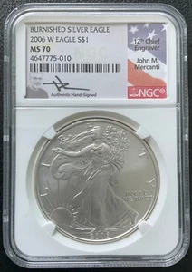 2006- W $1 JOHN M. MERCANTI NGC-MS-70 RARE - Picture 1 of 2
