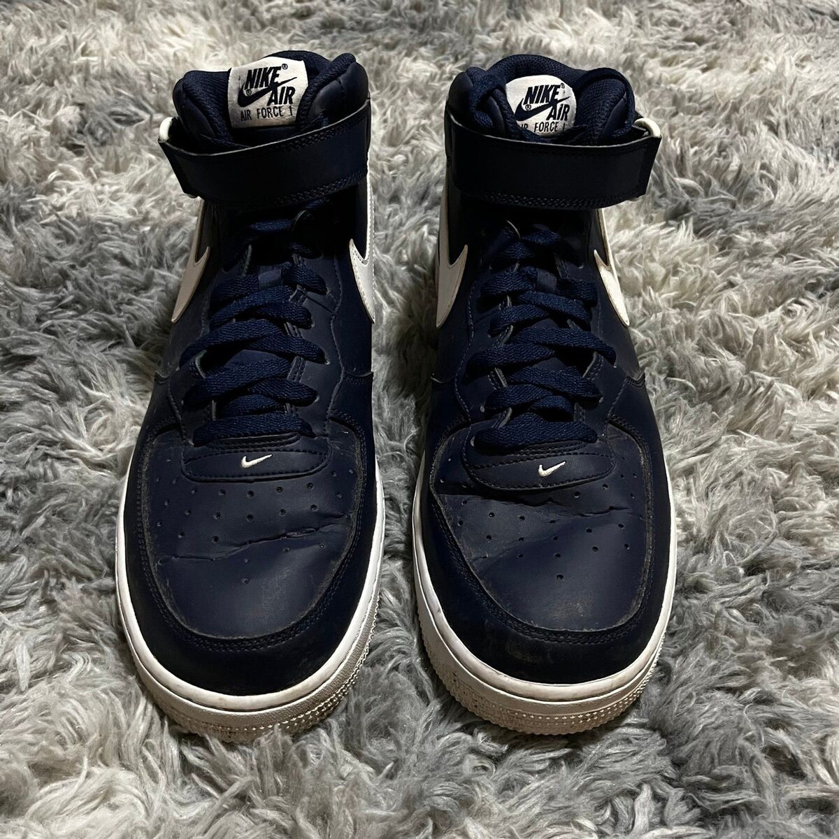 Nike Air Force 1 '07 Mid Midnight Navy Blue for Sale Nike Air Force 1 '07 Mid Midnight Navy Blue for Sale