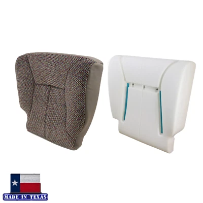 2000 2001 2002 For Dodge Ram 1500 Driver Bottom Cloth Seat Cover Foam Cushion - Image 1 of 4