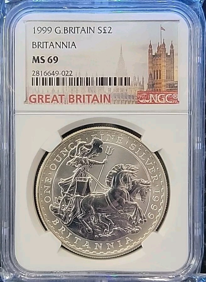 1999年 イギリス 2POUNDS Britannia銀貨 1999 UK Coins for sale | eBay