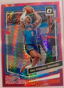 Shai Gilgeous-Alexander 2023-24 Panini Donruss Optic Pink Hyper Prizm #104 - Imagen 1 de 1