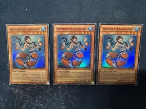 Mermail Abyssgunde AP03 SUPER RARE (ITALIAN, GERMAN, SPANISH). X3 - Picture 1 of 2