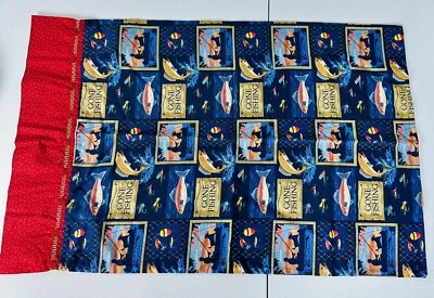 Fishing Pillow Case Lake Cabin Decor Handmade Trout Bass Lake House - Image 1 of 4