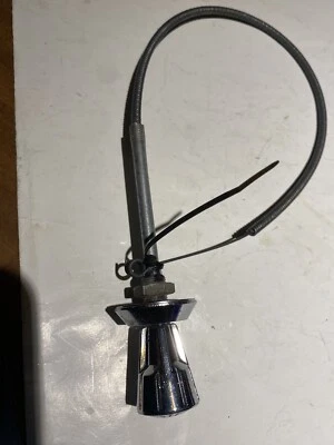 Dodge Dart 1964 descongelador cable de control con perilla y bisel muy limpio Foto 1 de 4