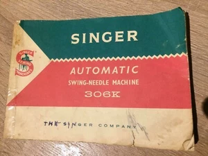 Instrucciones de uso de la máquina automática de agujas oscilantes Singer 306, 306K - Imagen 1 de 12